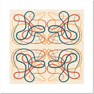 Shuffle pattern Posters and Art